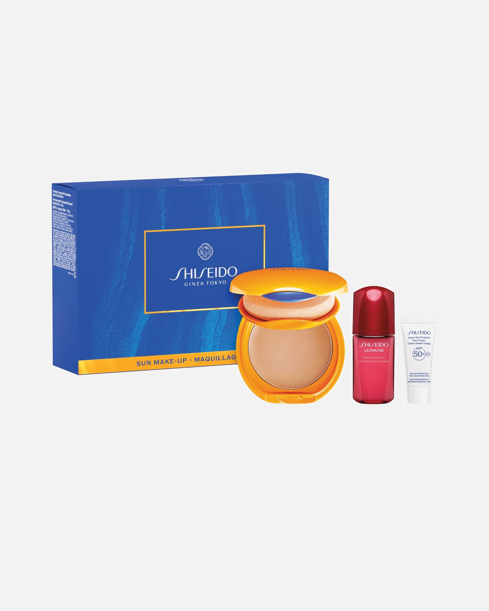 Zonverzorgingsset voor UnisexShiseidoSun CareSun Make-Up - Honey1 stuk