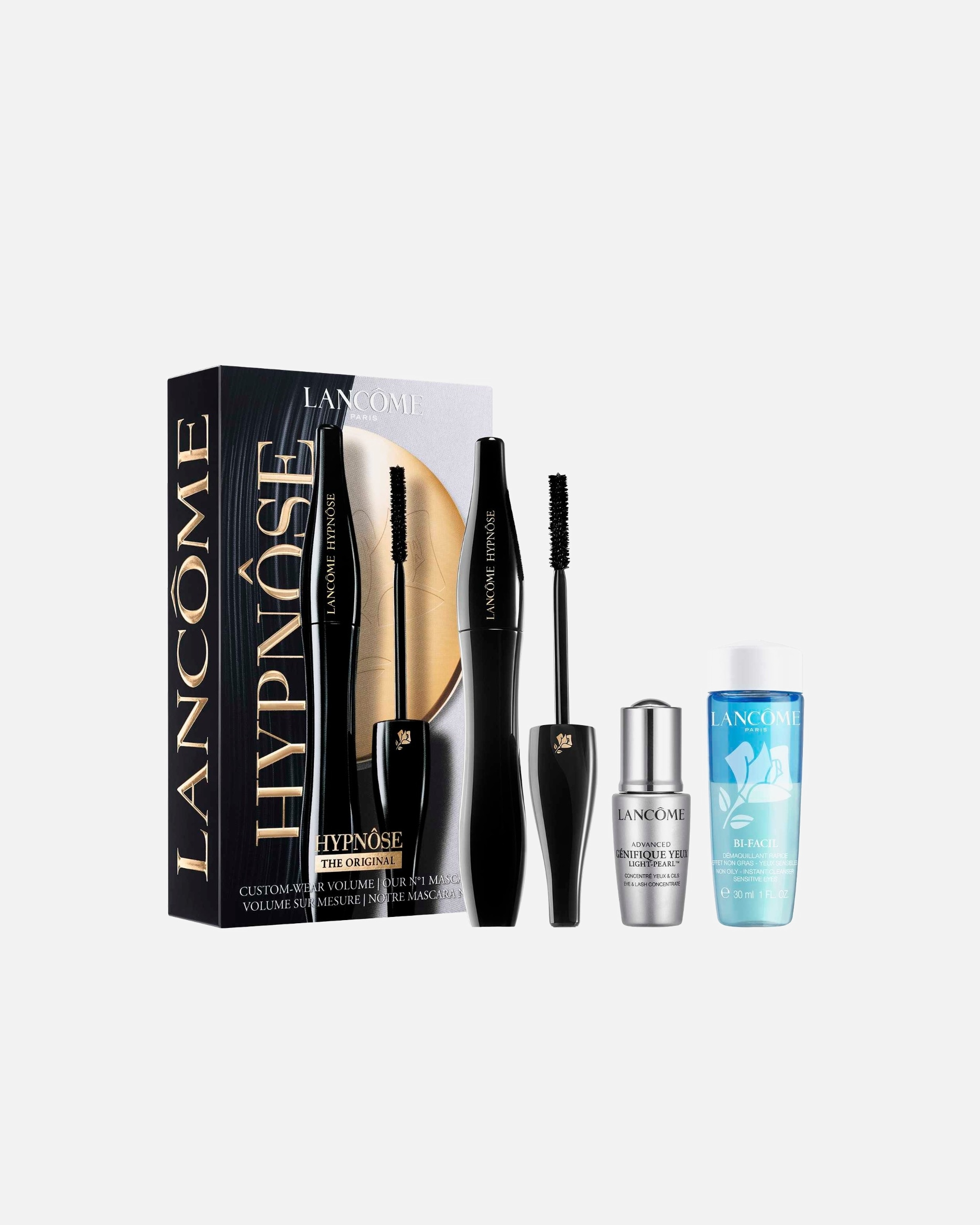 Oogmake-upset voor UnisexLancômeHypnôseMascara, Serum en Reinigingsset1 stuk