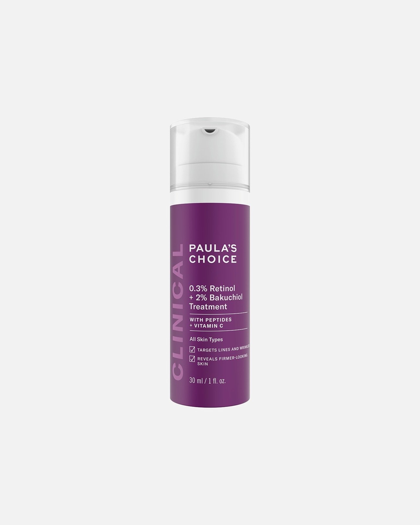 Anti-aging serum voor UnisexPaula's ChoiceClinicalClinical 0,3% Retinol + 2% Bakuchiol Treatment30 ml