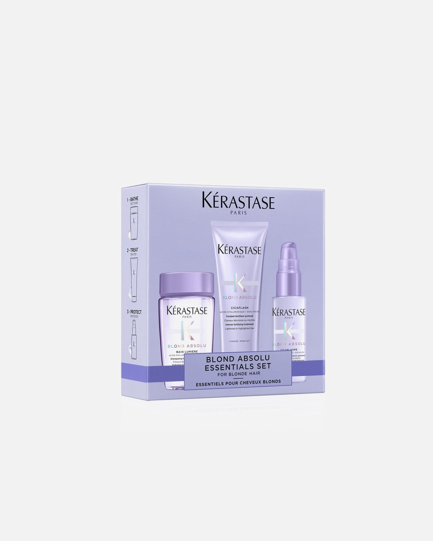 Haarverzorgingsset voor UnisexKérastaseBlond AbsoluOntdekkingsset - Ontdekkingsset voor blond en gebleekt haar1 stuk