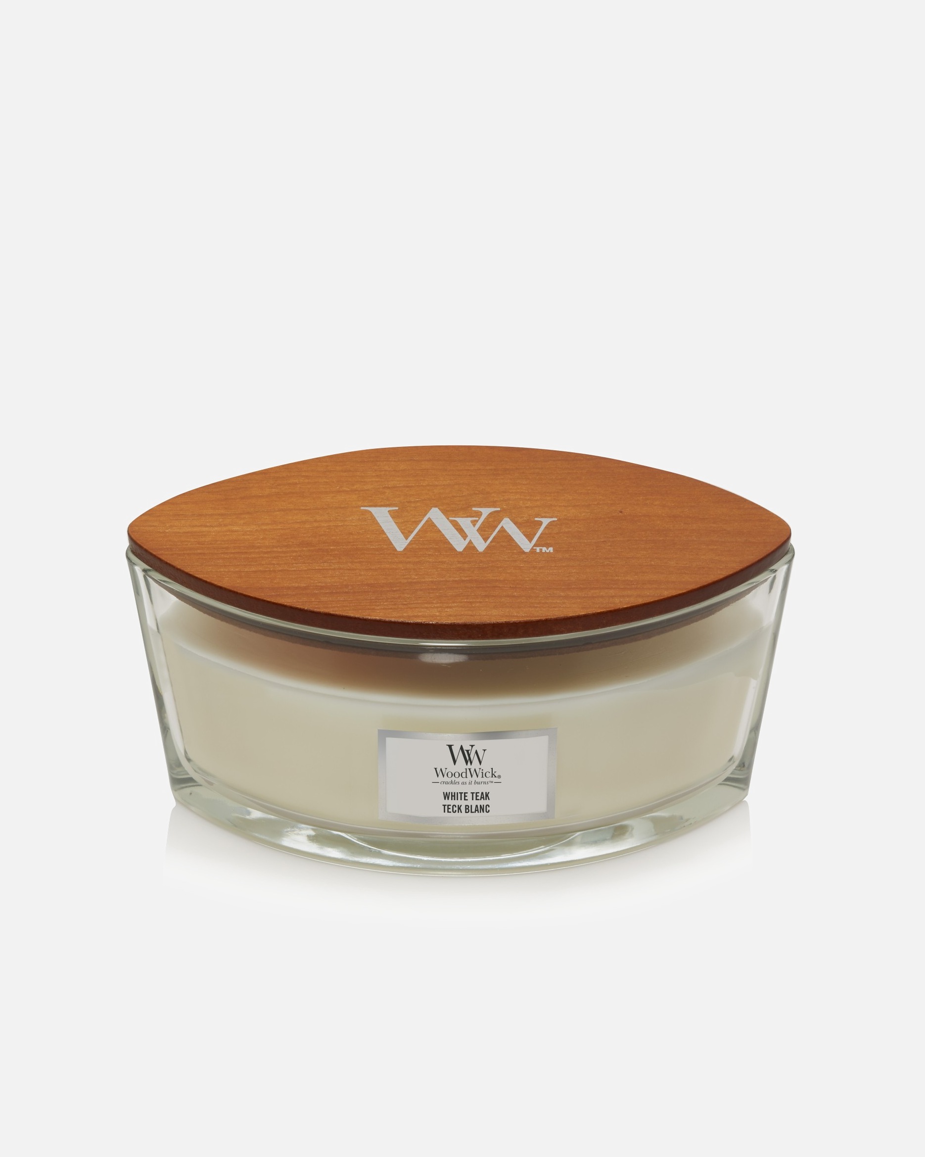 Kaars voor UnisexWoodWickWhite Teak454 g