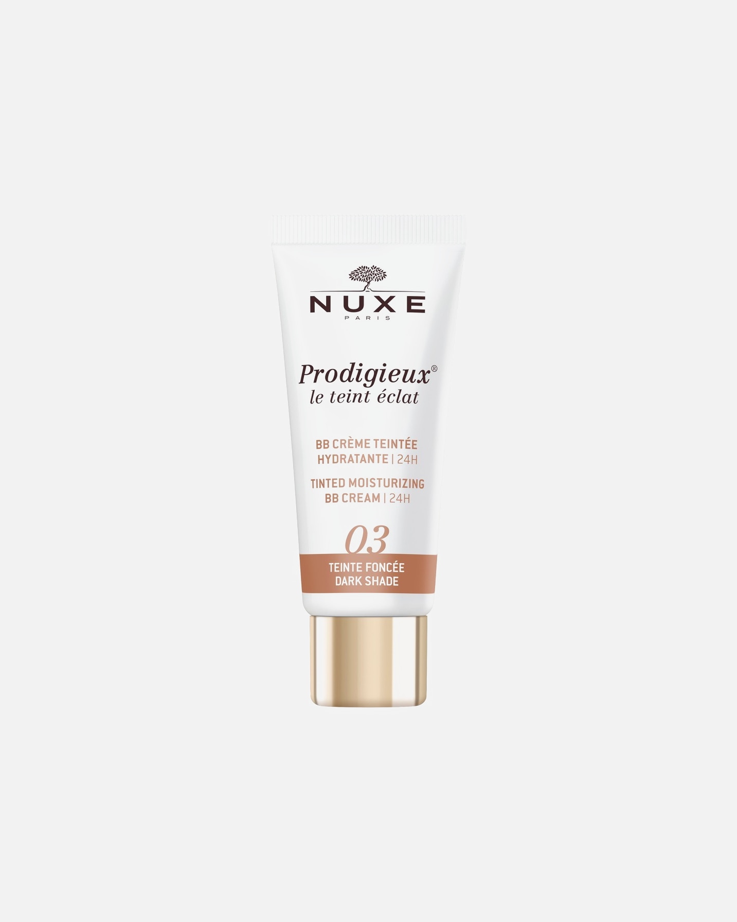 Getinte dagcrème voor NUXEProdigieux®Tinted Moisturizing BB Cream 24H03 Dark