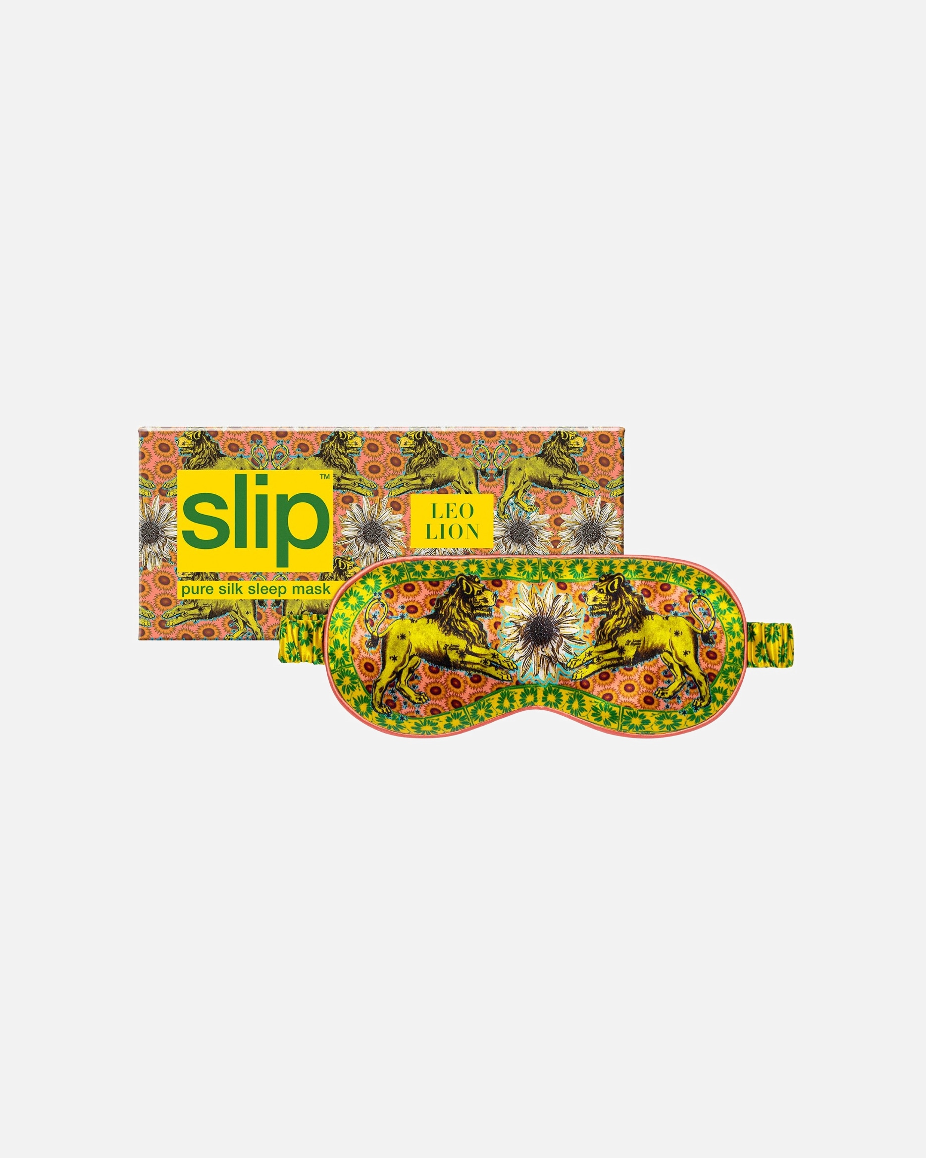 Slaapmasker voor UnisexSlipslip pure zijde slaapmasker - dierenriem - leo1 stuk