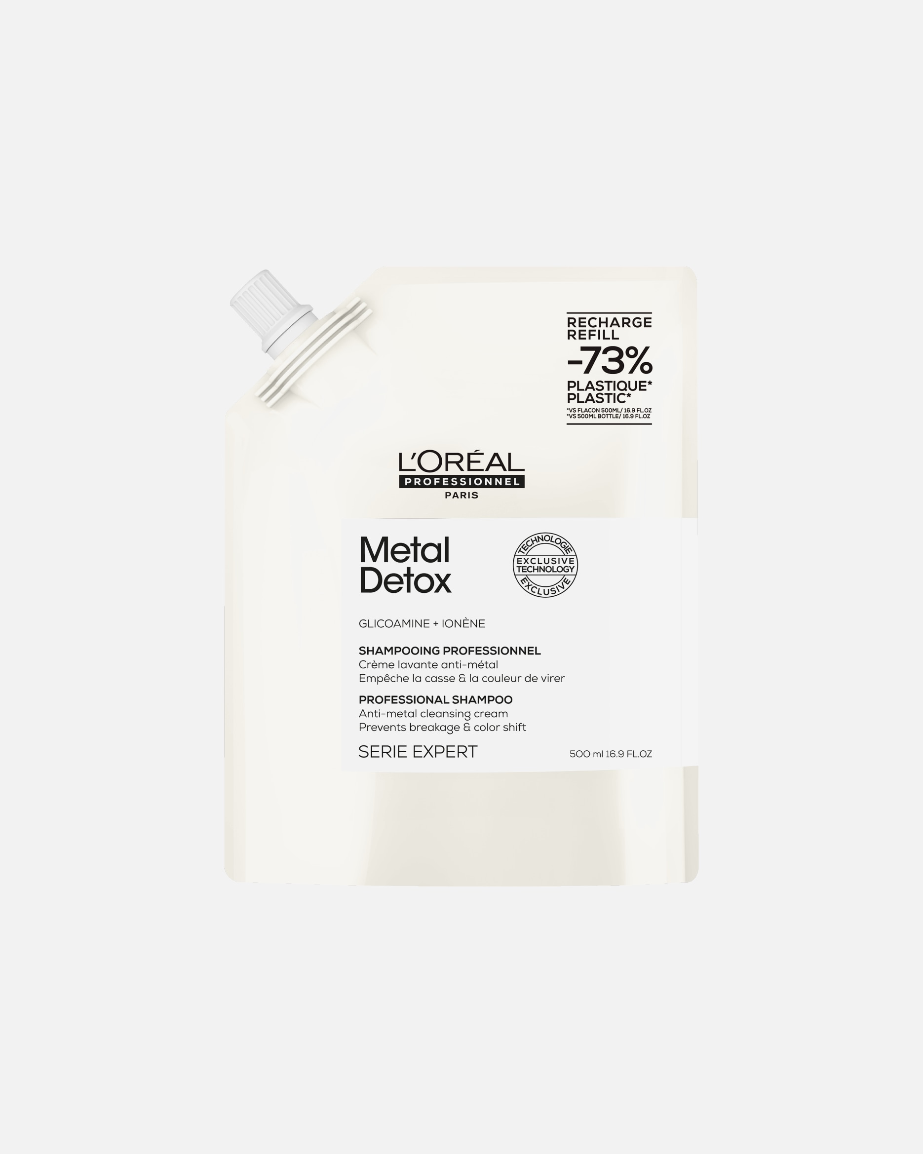 Haarshampoo voor UnisexL´Oréal ProfessionnelMetal Detox500 ml - Refill
