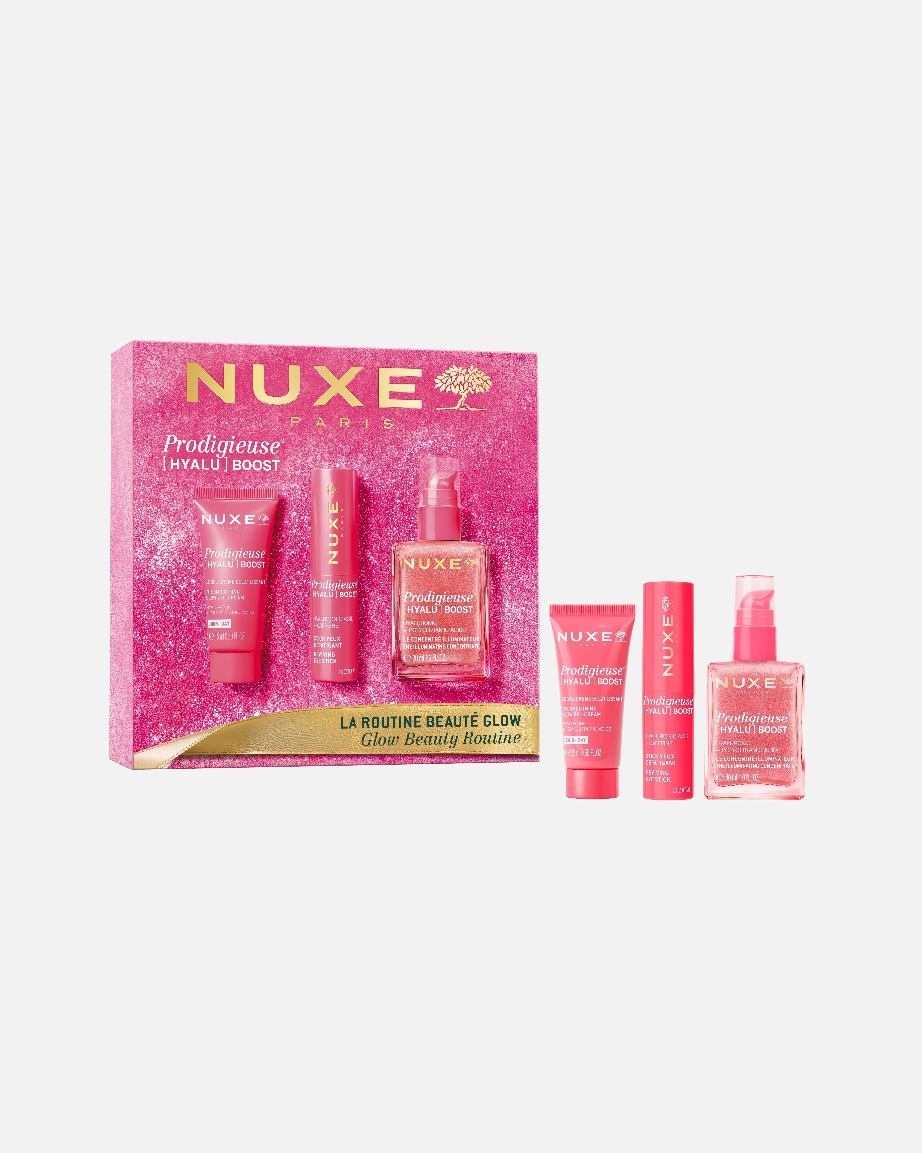 Gezichtsverzorgingsset voor UnisexNUXEProdigieuse® Hyalu BoostGlow Beauty Routine1 stuk