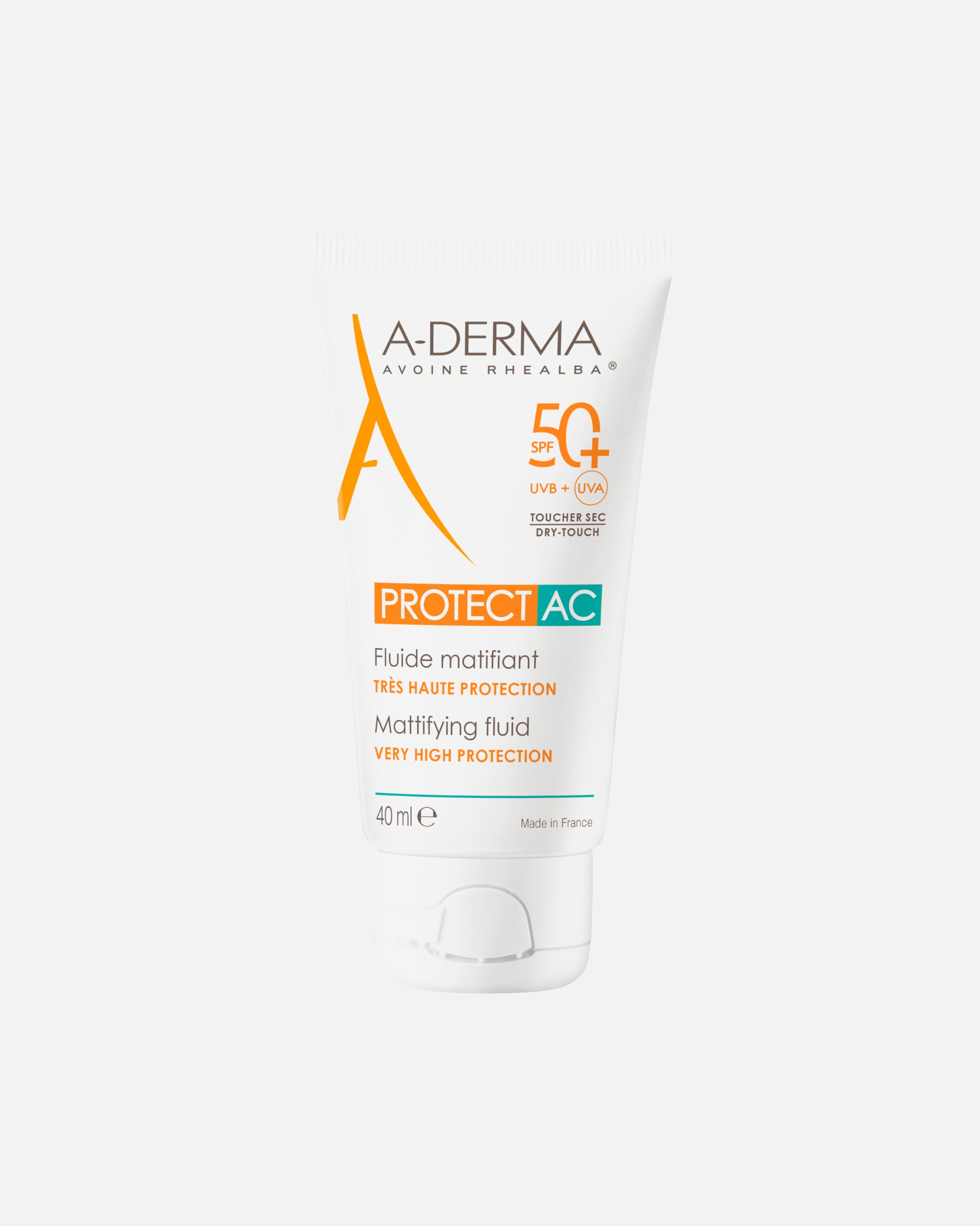 Zonnebrandcrème voor UnisexA-DERMAProtectAC Mattifying Fluid SPF50+40 ml