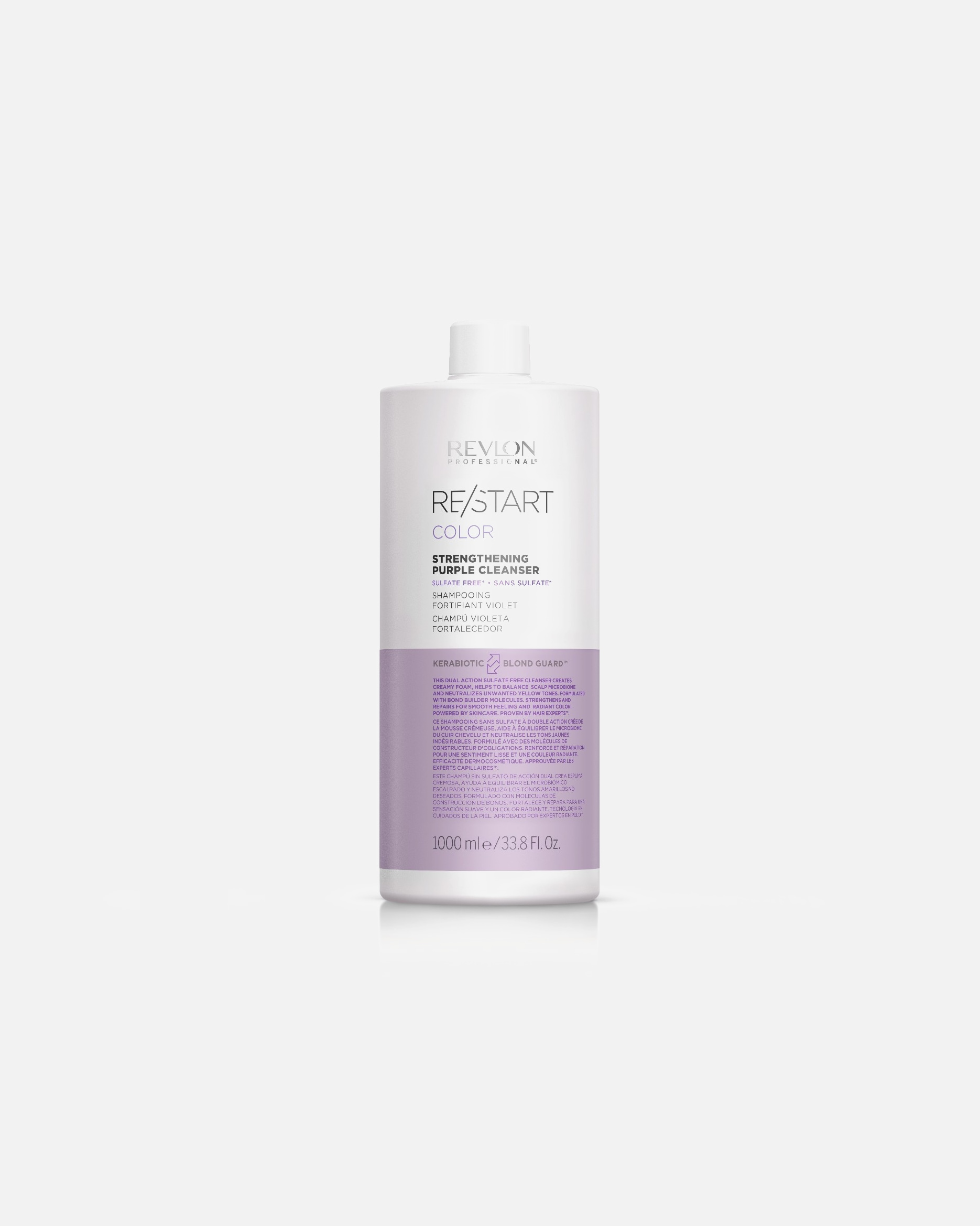 Haarshampoo voor Revlon ProfessionalRestartCOLOR Purple Cleanser1000 ml