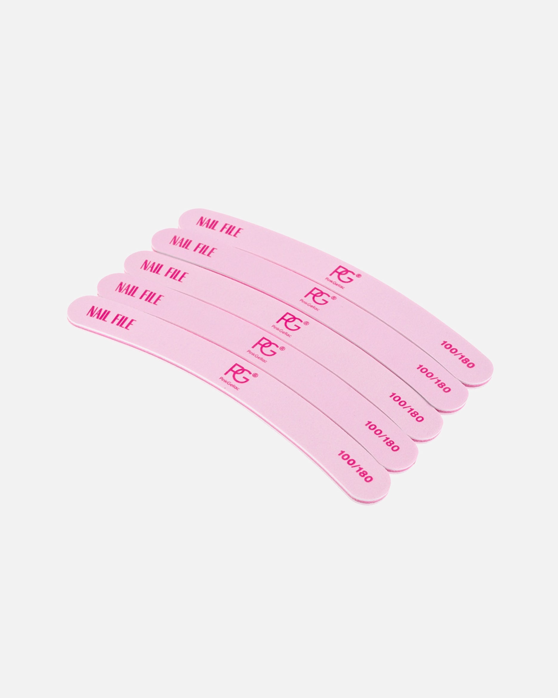 Nagelvijl voor Pink GellacNagelvijl 100/180 Boomerang 5 stuks1 stuk