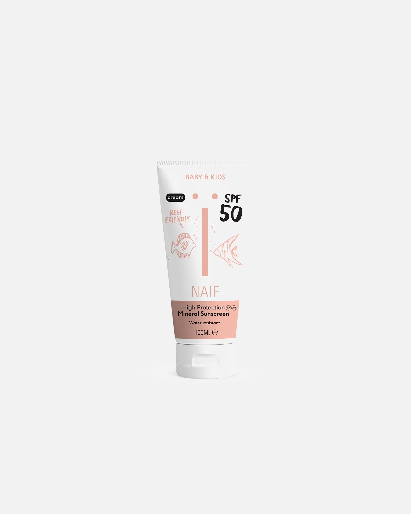 Zonnebrandcrème voor UnisexNaifZonnebrandcrème voor Baby & Kids Factor 50100 ml