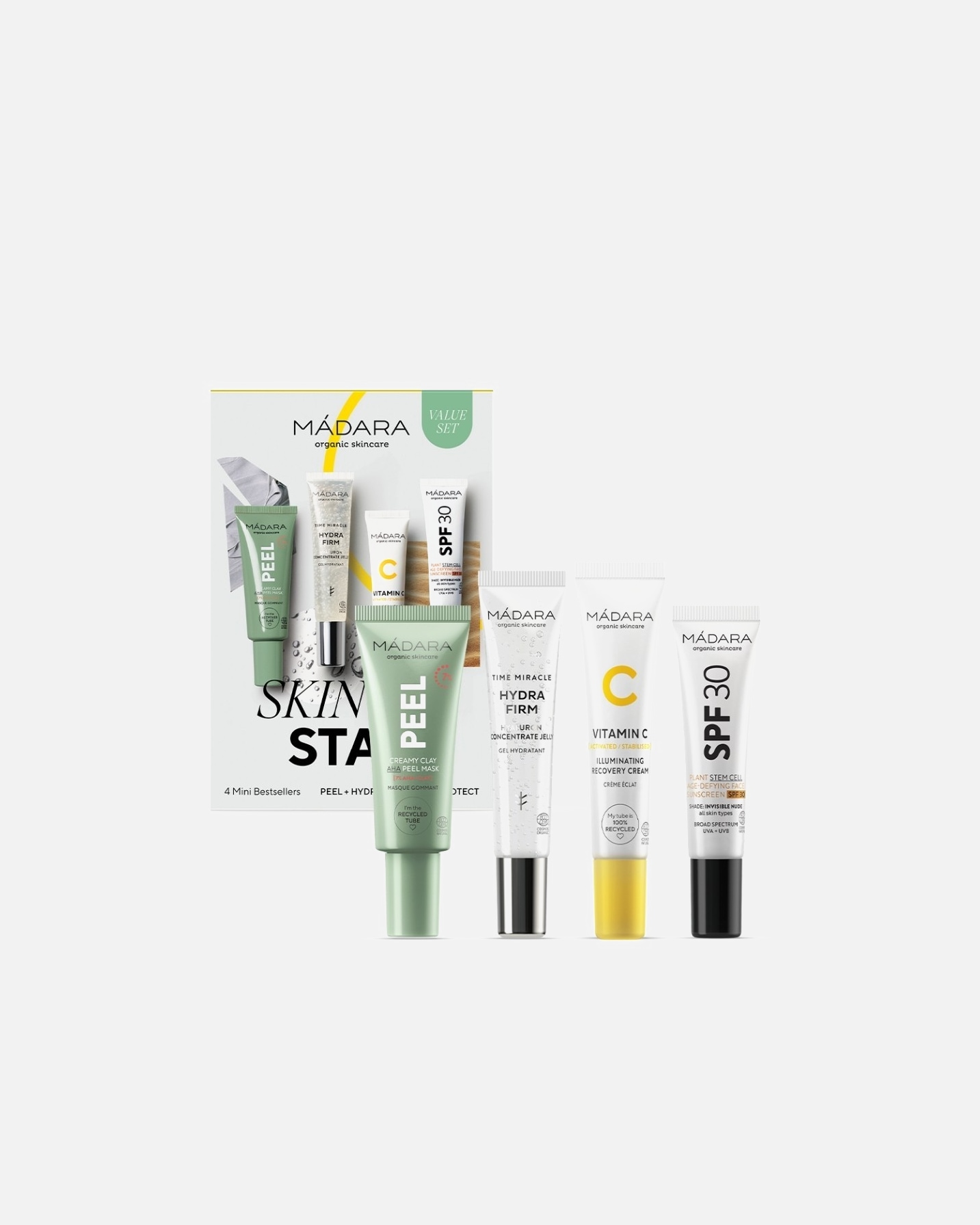 Gezichtsverzorgingsset voor UnisexMÁDARASkin Stars 4 Mini Bestsellers set1 pz