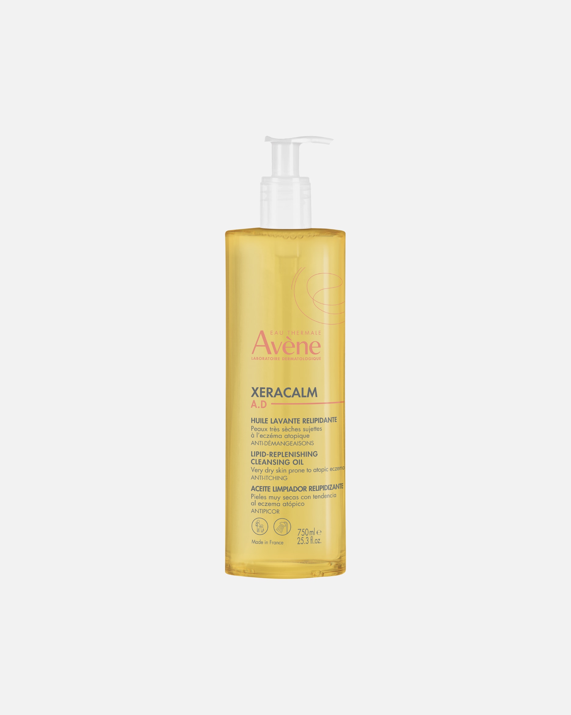 Douche-olie voor UnisexAvèneXeraCalmA.D Lipid-Replenishing Cleansing Oil750 ml