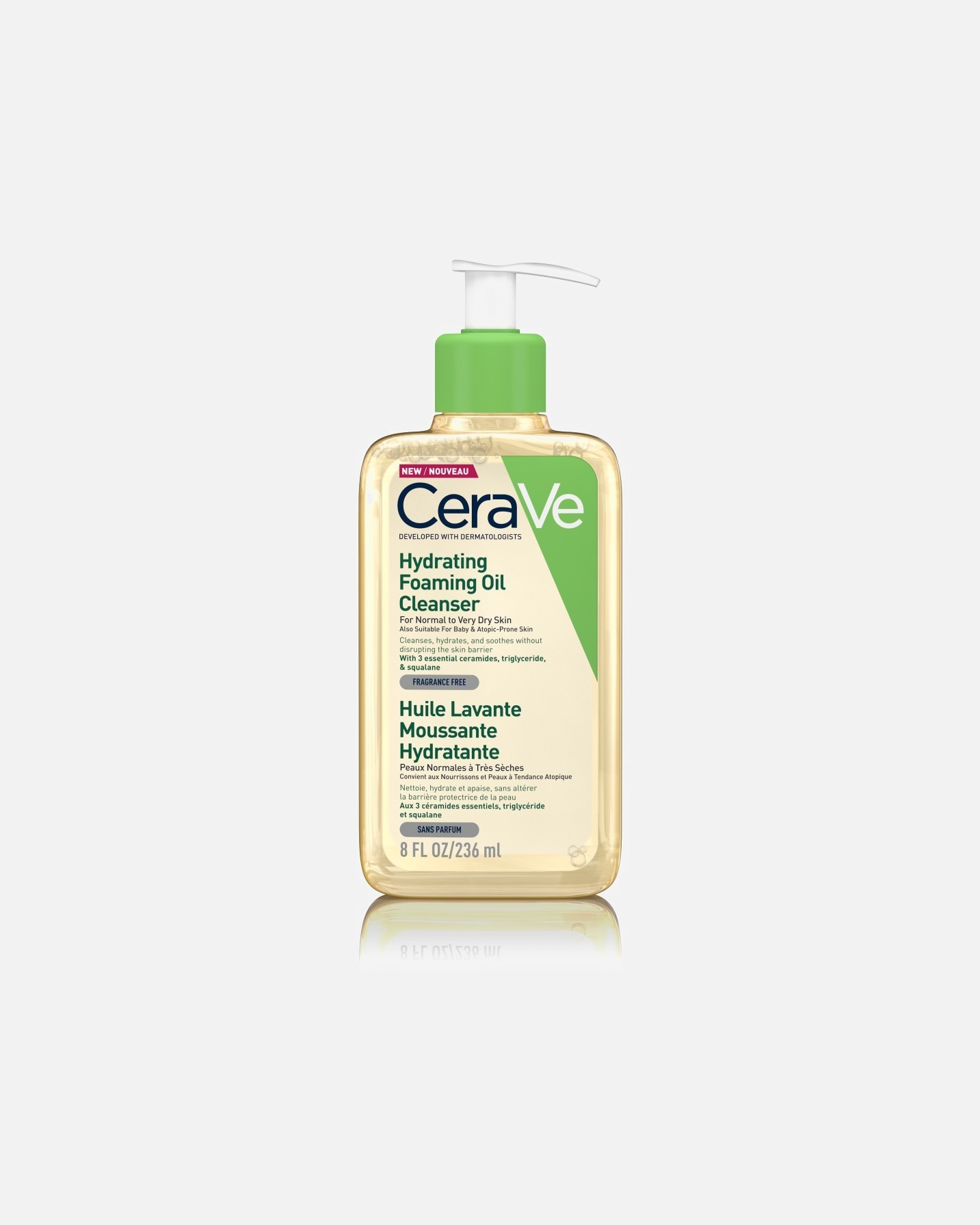 Gezichtsreinigingsolie voor UnisexCeraVeHydrating Foaming Oil Cleanser236 ml