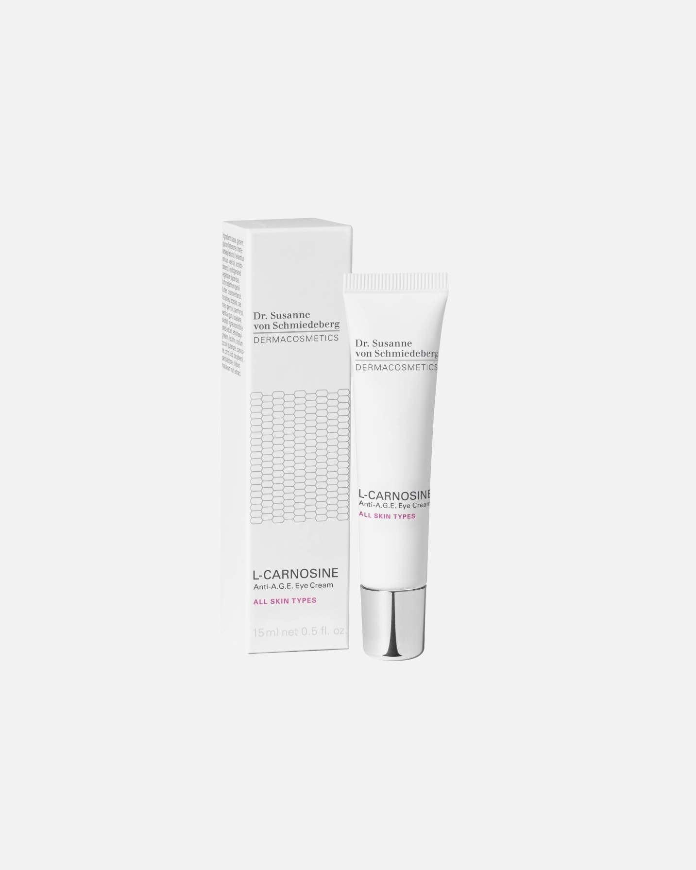 Oogcrème voor UnisexDr. Susanne von SchmiedebergL-CarnosineAnti-A.G.E.15 ml