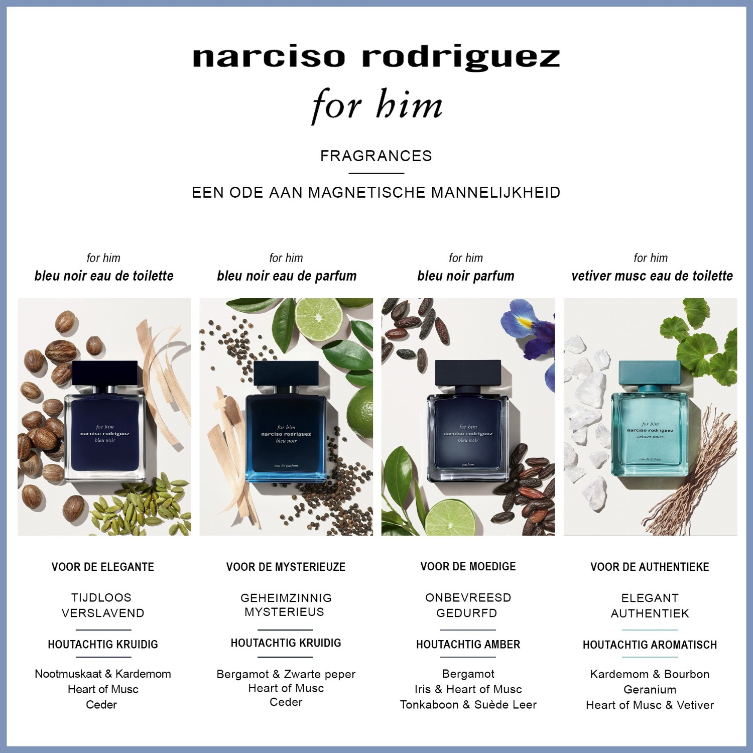 Narciso Rodriguez for him Bleu Noir Eau de Parfum Eau de parfum