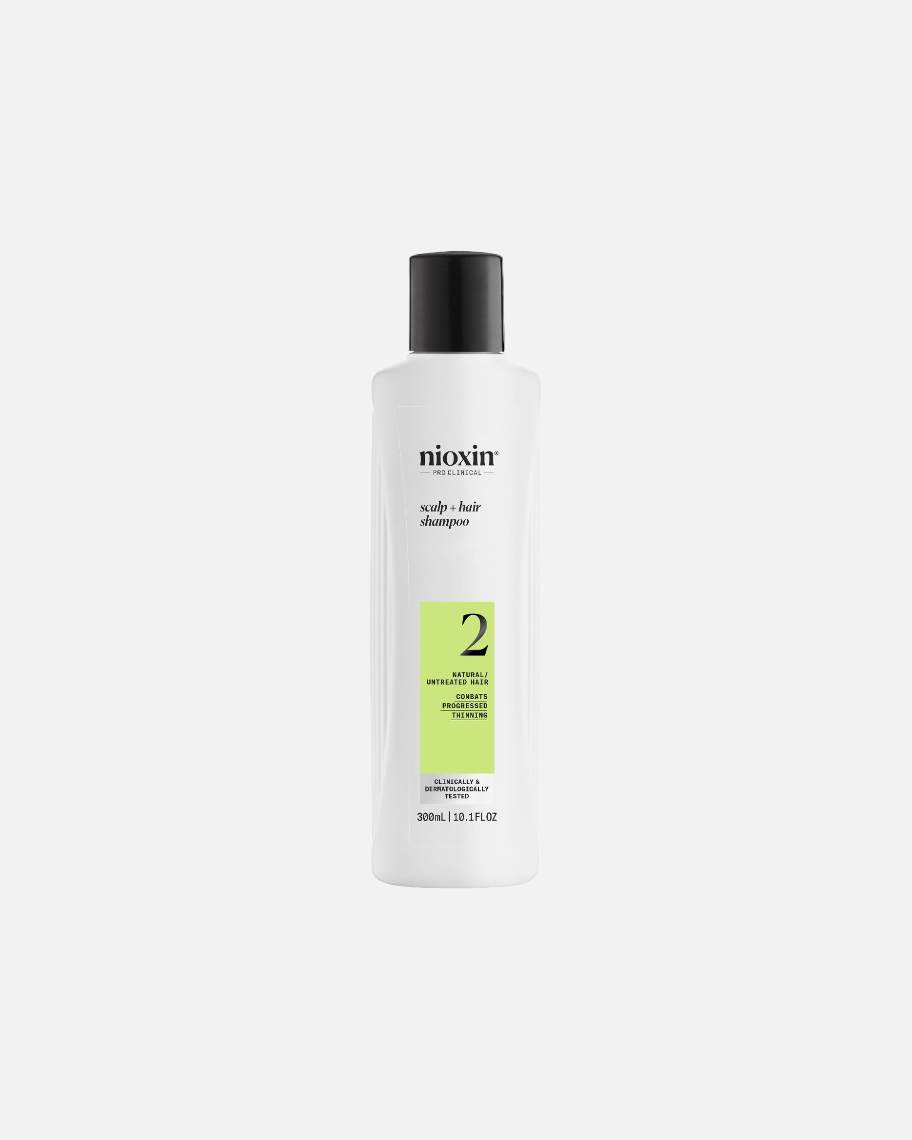 Haarshampoo voor UnisexNioxinSystem 2Scalp + Hair - Haarverzorging voor onbehandeld, zichtbaar dunner wordend haar300 ml