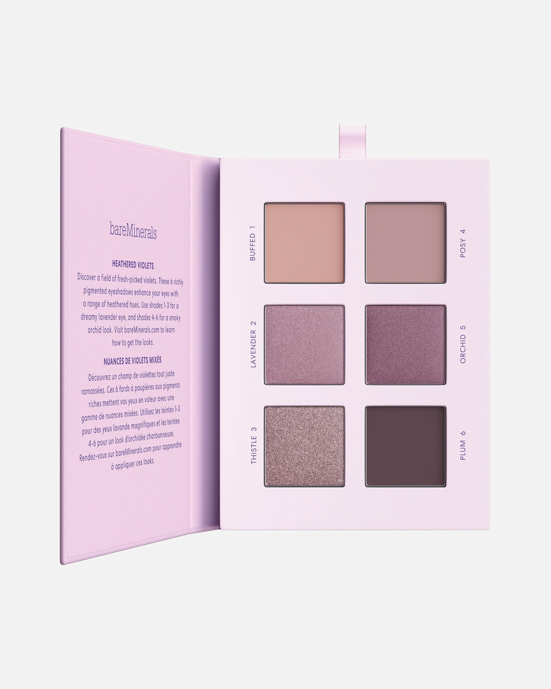 Oogschaduw voor UnisexbareMineralsMineralistEyeshadow PaletteHEATHERED