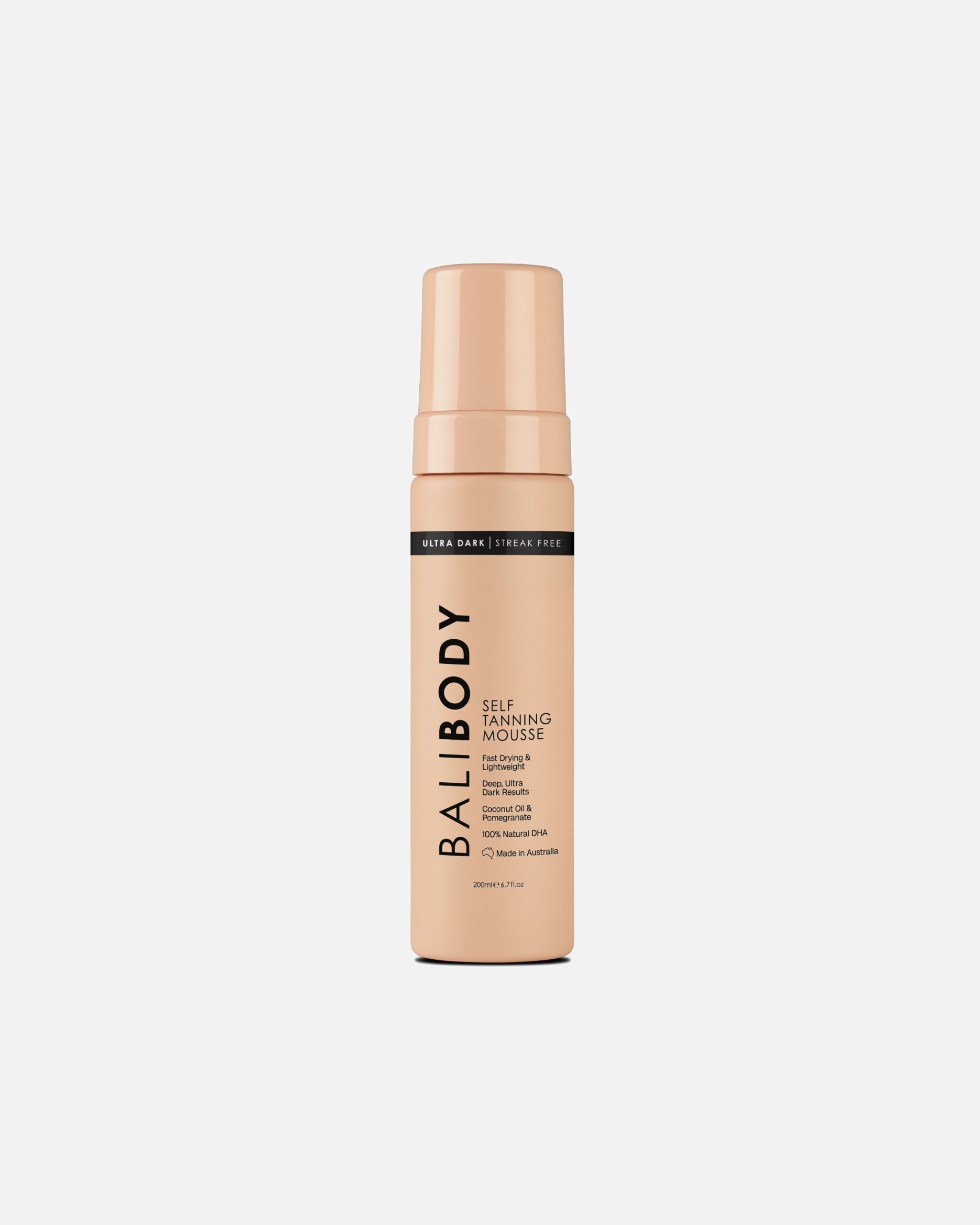 Zelfbruiner voor UnisexBali BodySelf Tanning Mousse - Ultra Dark200 ml