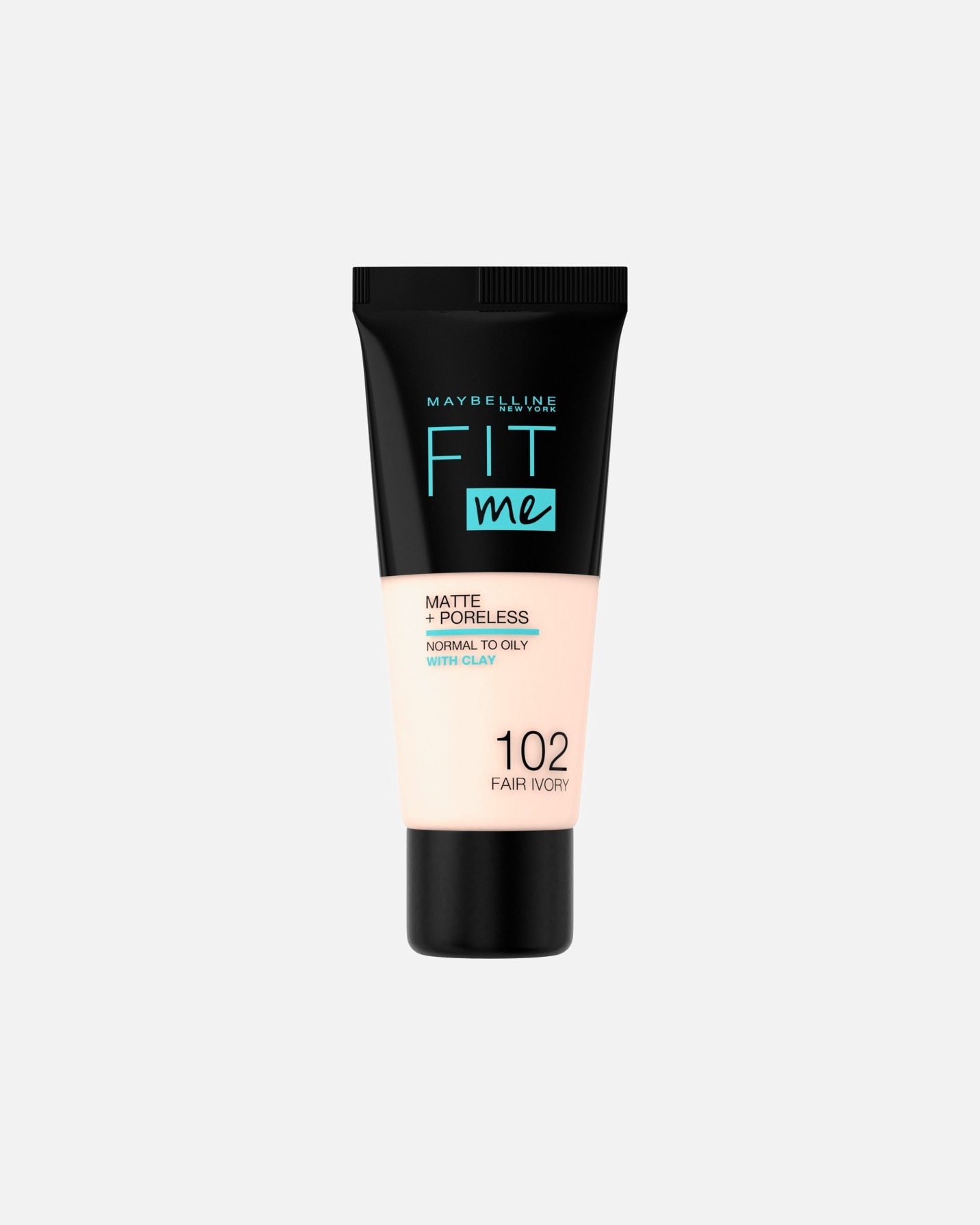 Foundation voor UnisexMaybellineFit Me Matte + Poreless Foundation102 Fair Ivory