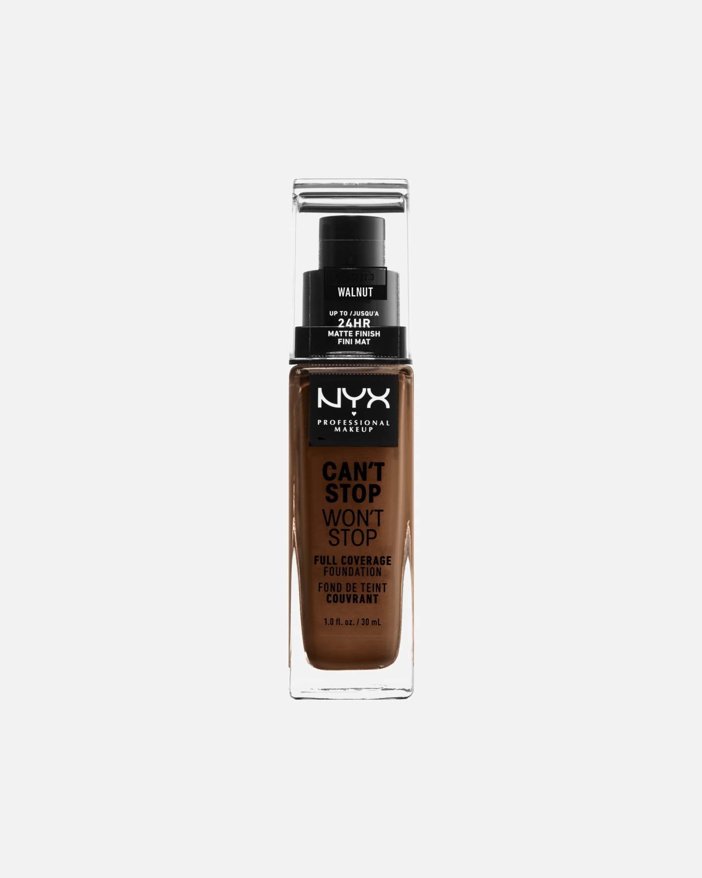 Foundation voor UnisexNYX Professional MakeupWeddingCan't Stop Won't Stop Full CoverageWalnut