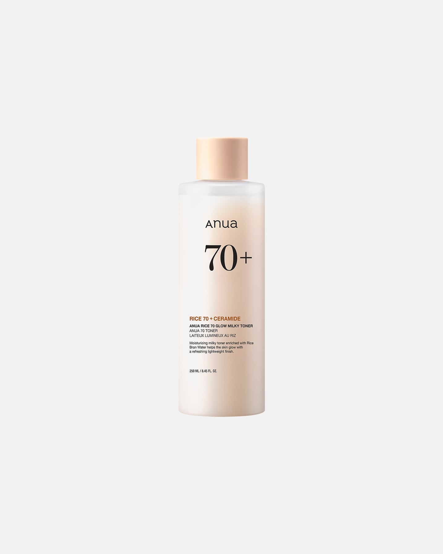 Toner voor UnisexAnuaRice 70 Glow Milky Toner250 ml